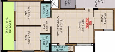 2.5 BHK Flat in Aadarsh Avenue in Mavdi, Rajkot - Image 924874