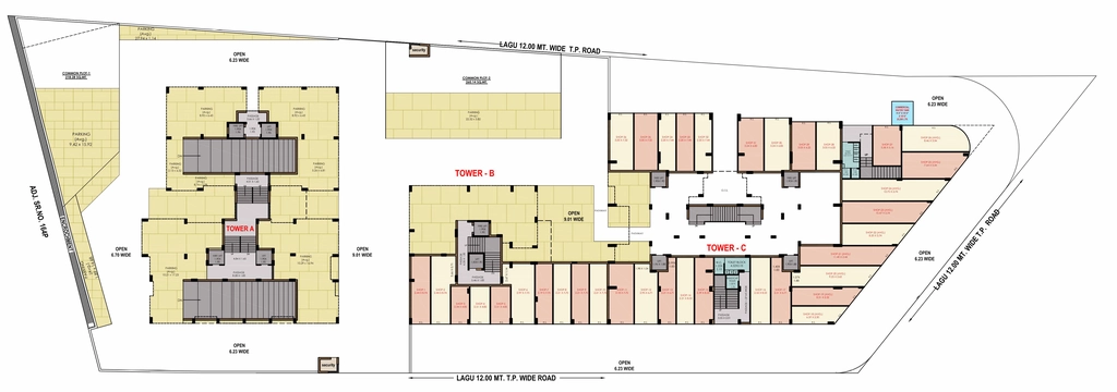 Master Plan of Aadarsh Avenue in Mavdi, Rajkot - Image 418944