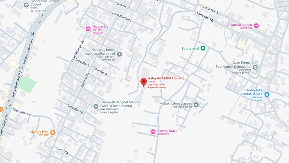 Location of MDDA Aalayam in Sahastradhara Road, Dehradun - Image 418947