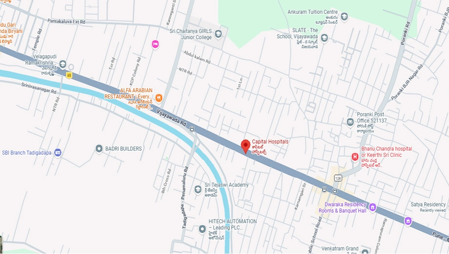 Location of Satya Comfort Residency in Poranki, Vijayawada - Image 418962