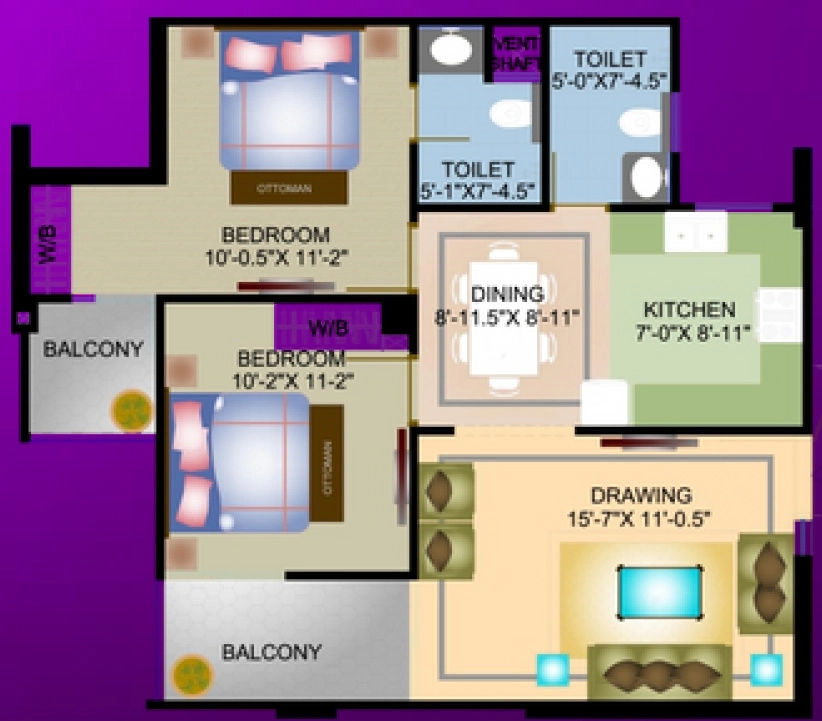 2 BHK Flat in Holy Kings Residency in Rajpur, Dehradun - Image 924894
