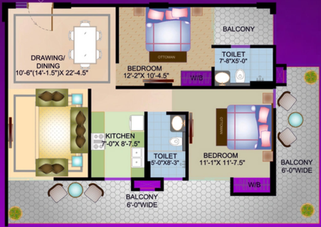 2 BHK Flat in Holy Kings Residency in Rajpur, Dehradun - Image 924899