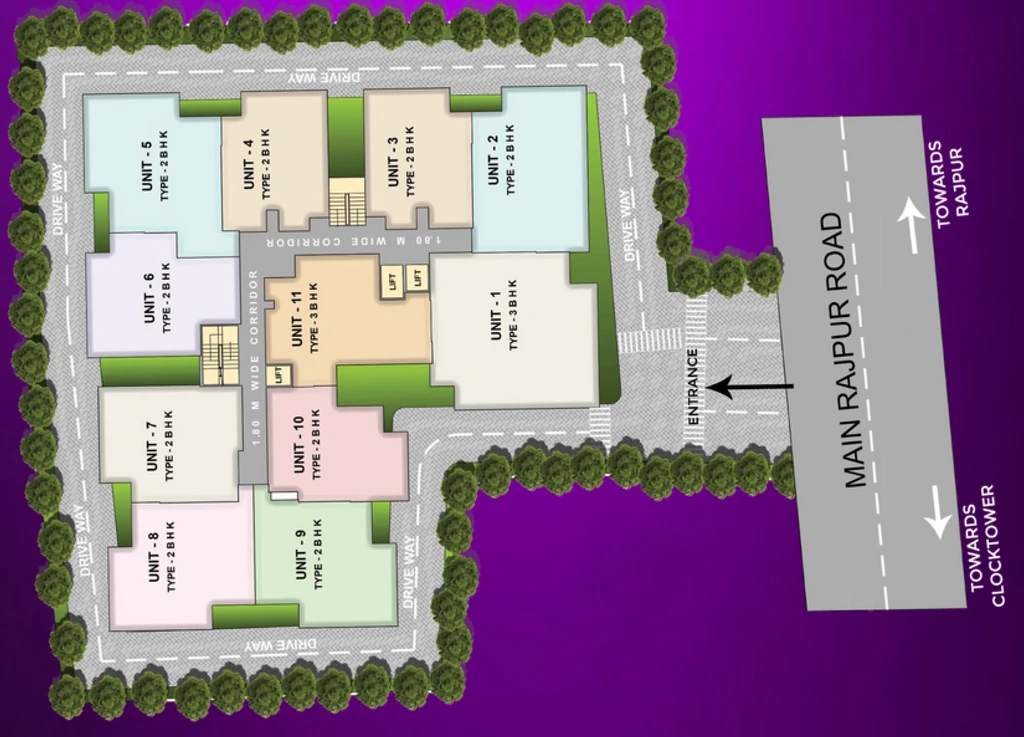 Master Plan of Holy Kings Residency in Rajpur, Dehradun - Image 419007