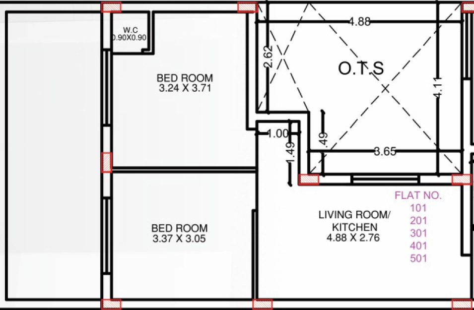 2 BHK Flat in Varuchi Aarav Avenue in Mavdi, Rajkot - Image 924897