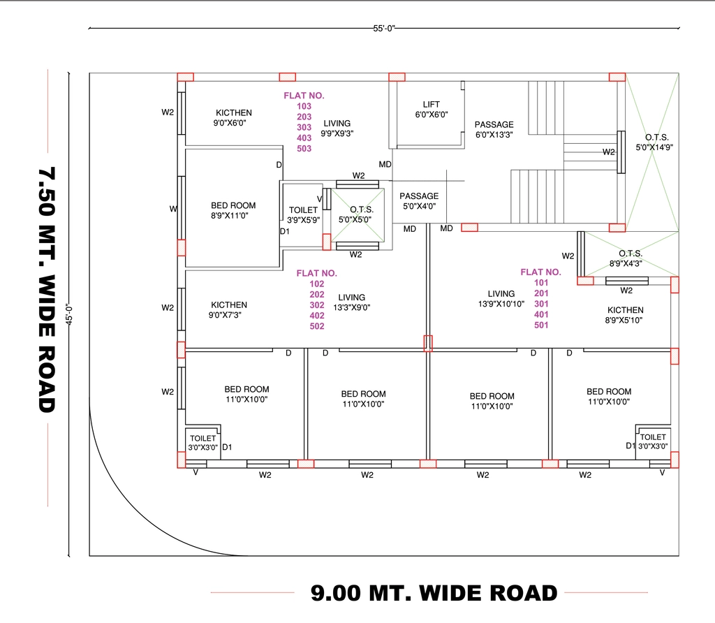 Master Plan of AD Samruddhi Avenue in Mavdi, Rajkot - Image 419019