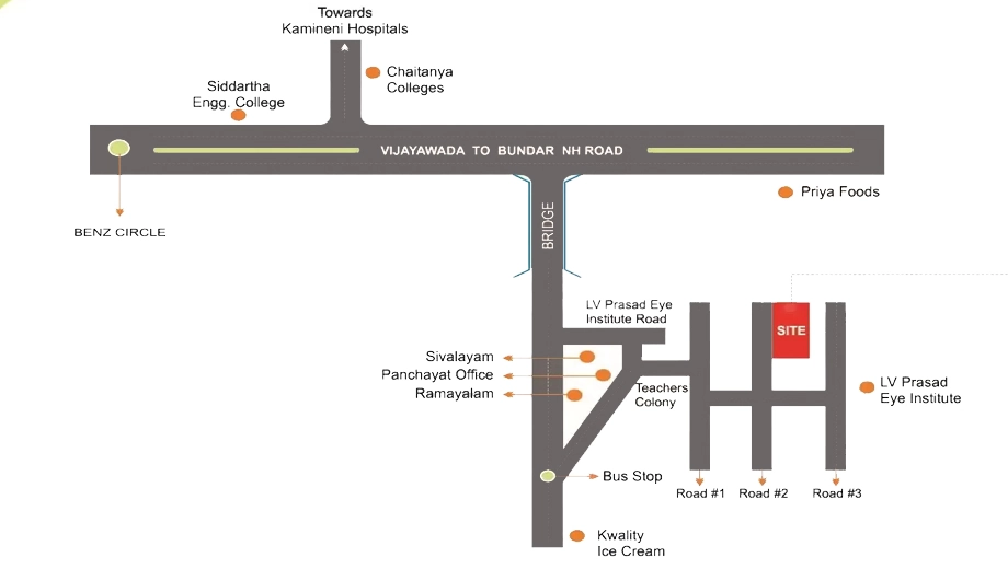 Location of Yodha Sai Ramachandra Grandeur - Image 419074
