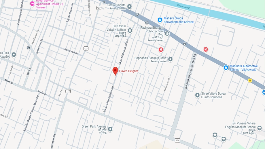 Location of Infrakruthi Haven Heights in Prasadampadu, Vijayawada - Image 419228