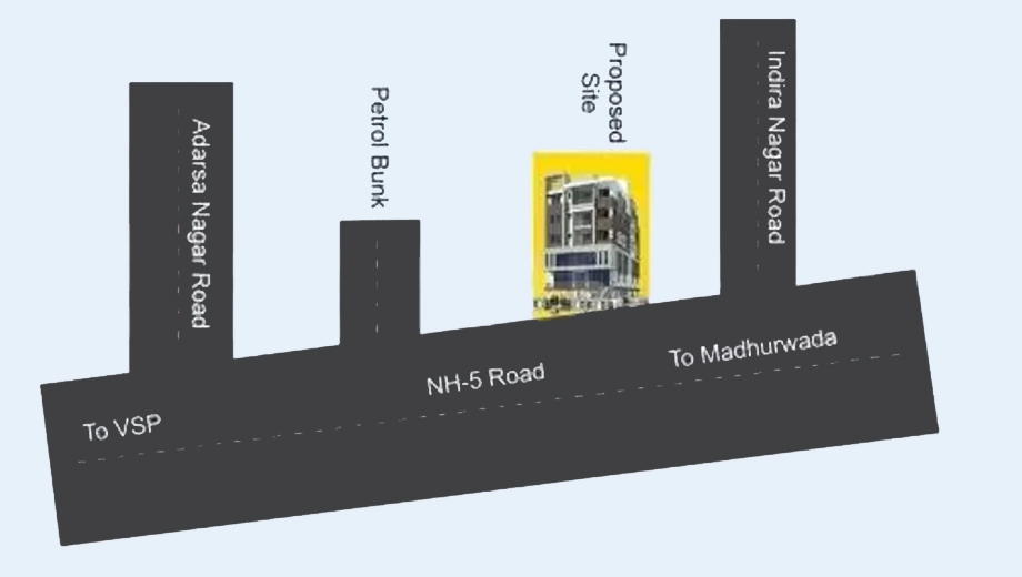 Location of Bhoomathas Thalluri Heights in null, Vijayawada - Image 419255