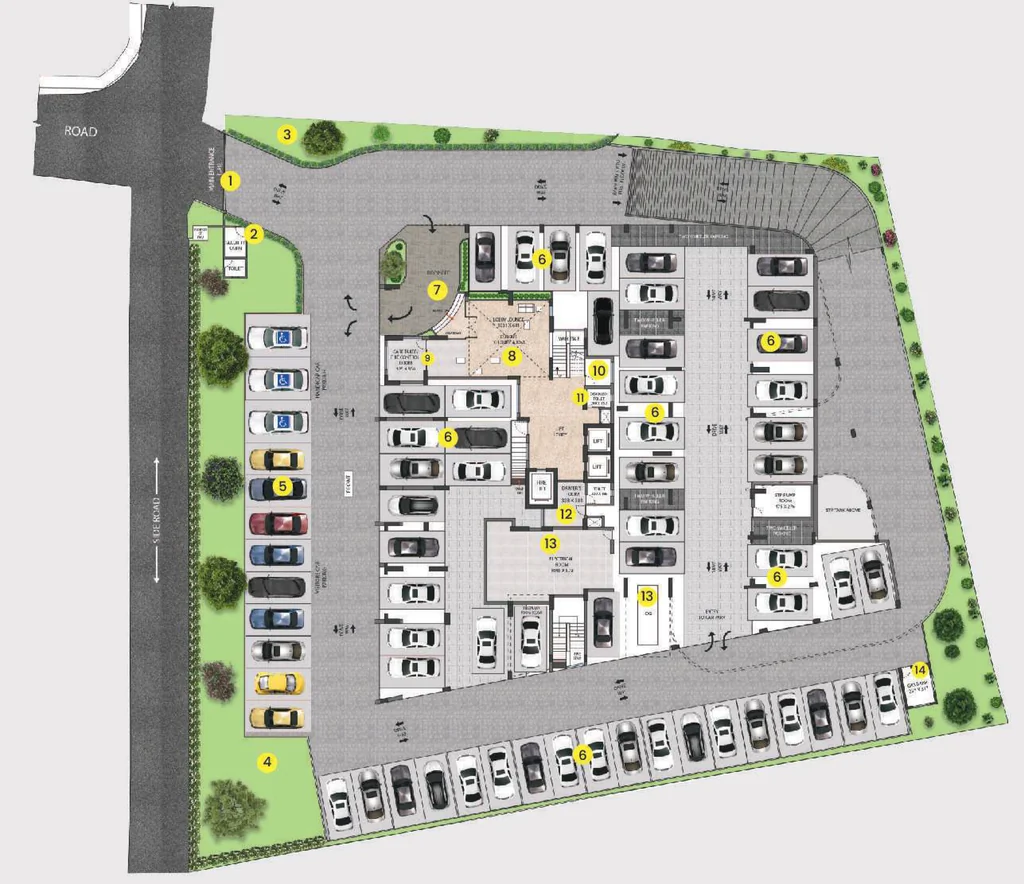 Master Plan of ABAD Luxuria in Thrikkakara, Kochi - Image 419309