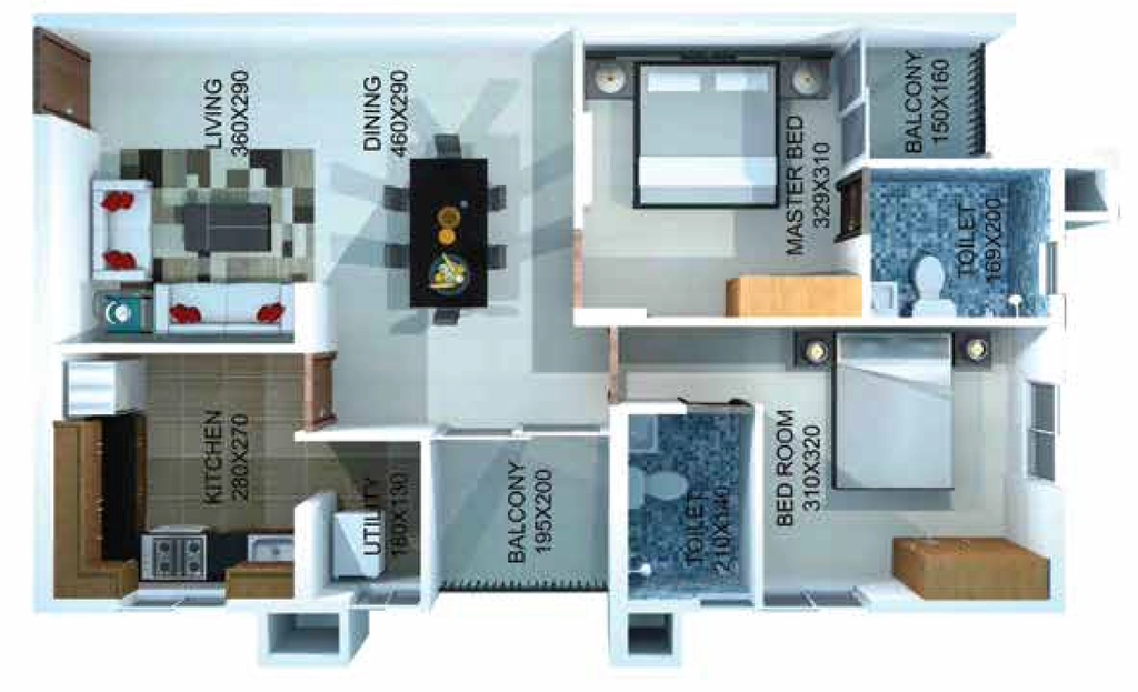 2 BHK Flat in Sowparnika Grand Square in Peroorkada, Thiruvananthapuram - Image 925052