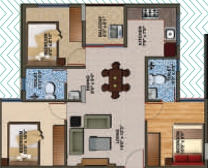 3 BHK Flat in Sowparnika Seychelles in Sreekariyam, Thiruvananthapuram - Image 925046