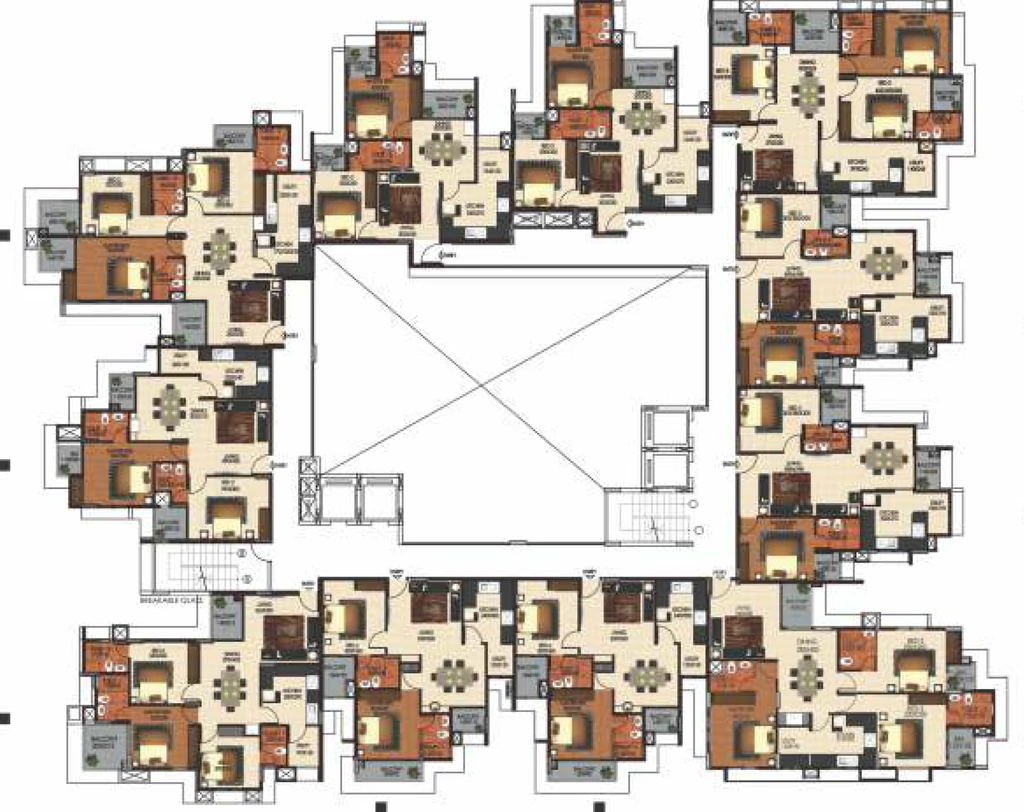 Floor Plan of Sowparnika Vaishnavam in Sreekariyam, Thiruvananthapuram - Image 419372