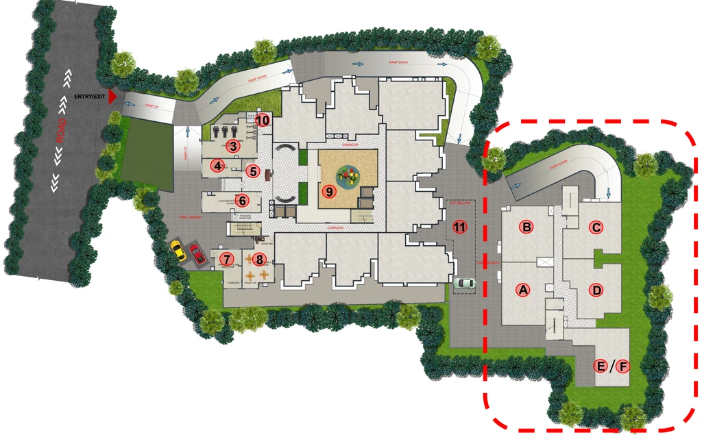 Master Plan of Sowparnika Signature Tower in Sreekariyam, Thiruvananthapuram - Image 419365