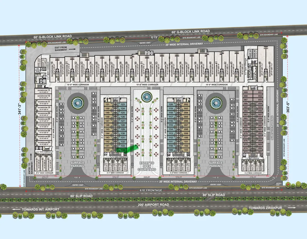 Master Plan of Shudh Aeroplaza in Mohali, Chandigarh - Image 421293