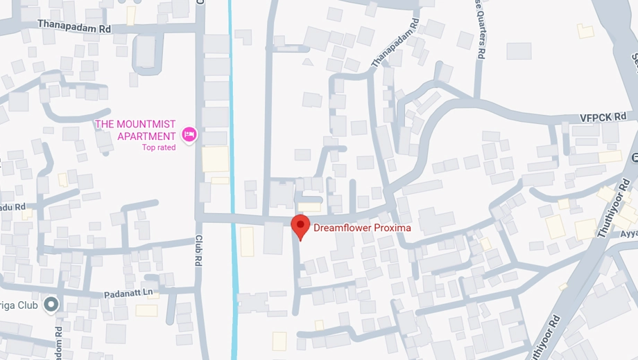 Location of Dream Flower Proxima in Kakkanad, Kochi - Image 419359