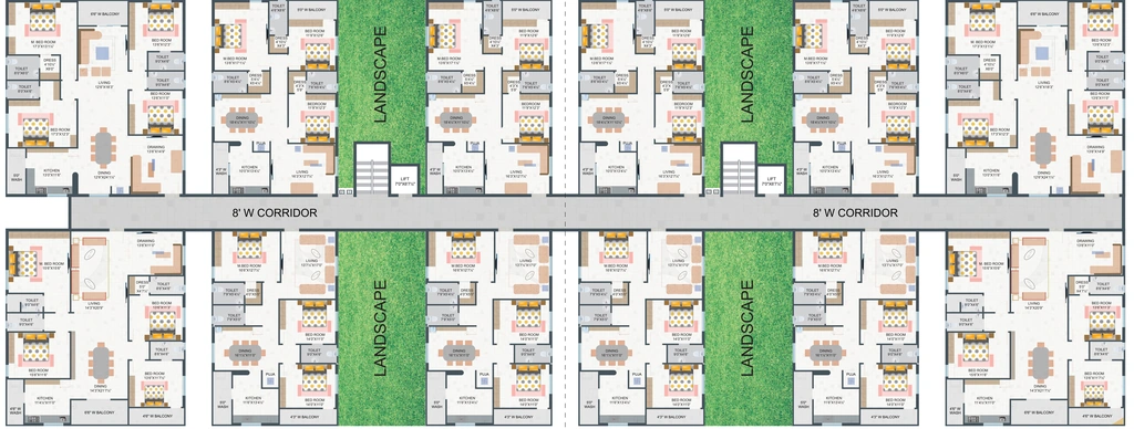 Floor Plan of SLV Amaravathi Grand 2 in null, Vijayawada - Image 419399
