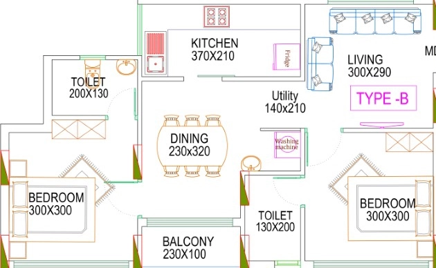 2 BHK Flat in Dream Flower Sacro Esquina in Ernakulam, Kochi - Image 925060