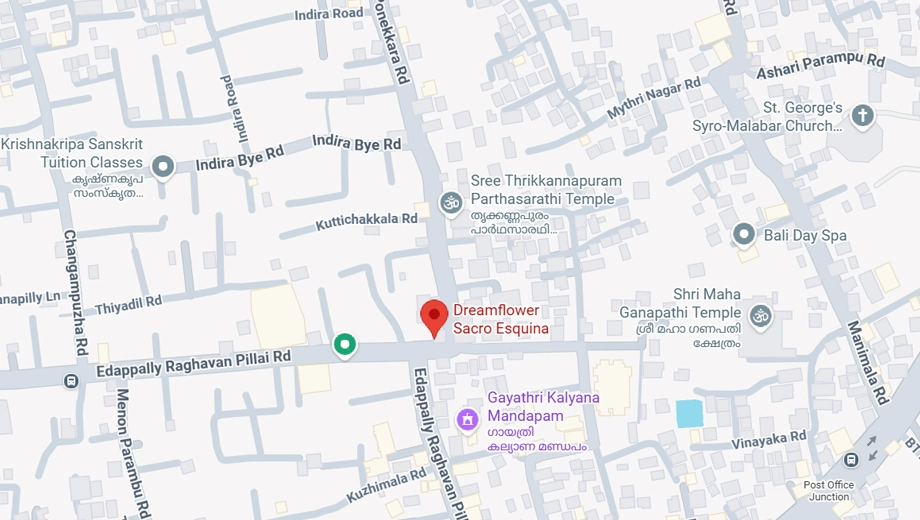 Location of Dream Flower Sacro Esquina in Ernakulam, Kochi - Image 419412
