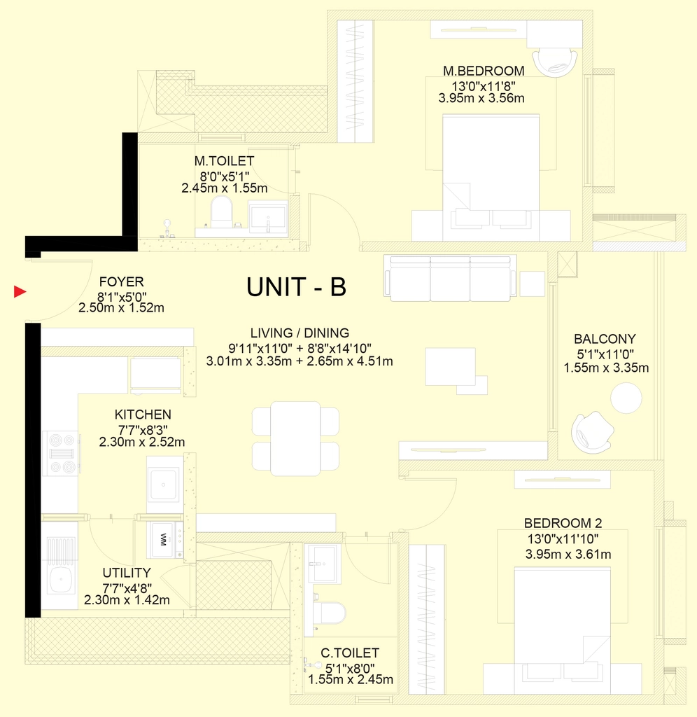 2 BHK Flat in Godrej Vanantara in Bannerghatta, Bangalore - Image 925678