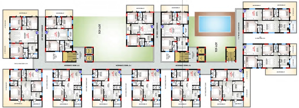 Floor Plan of Mega Sarovar in null, Vijayawada - Image 419527