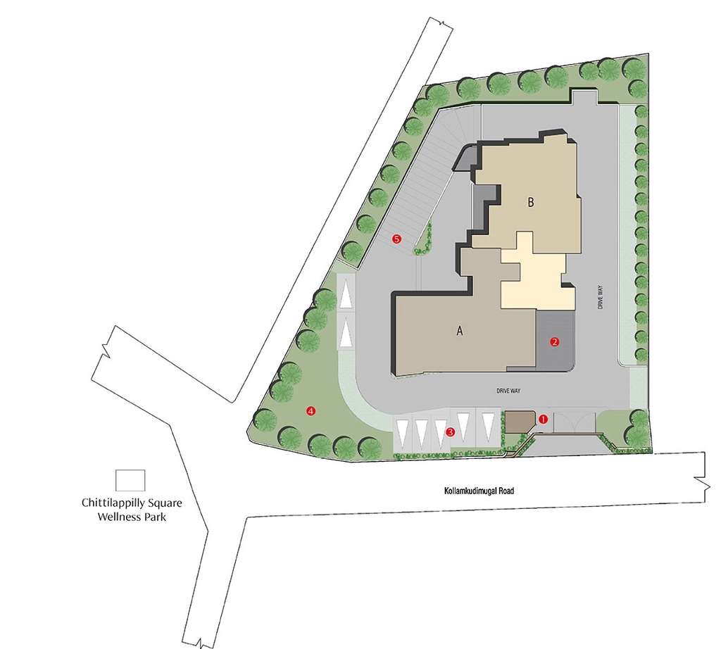 Master Plan of SFS La Fortuna in Kakkanad, Kochi - Image 419525