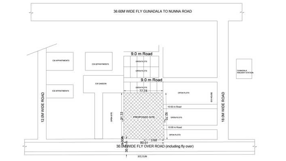 Location of TGR Roy Grand in null, Vijayawada - Image 419543