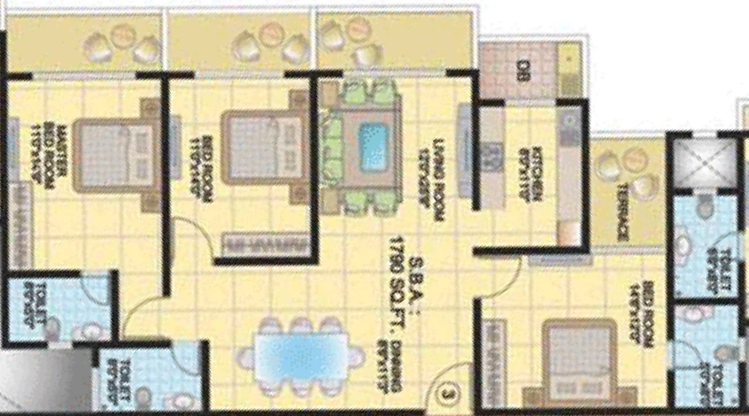 3 BHK Flat in Mangaldeep Palbalaji in Pal Road, Jodhpur - Image 925264