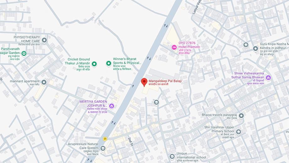 Location of Mangaldeep Palbalaji in Pal Road, Jodhpur - Image 419945