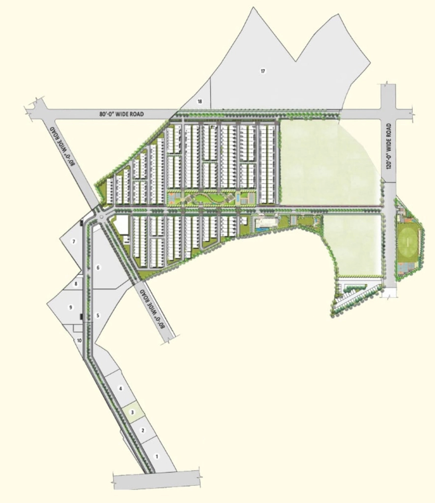 Master Plan of Aasan Navkar City in Pal Gaon, Jodhpur - Image 419902