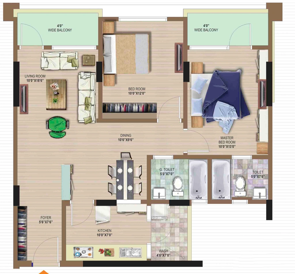 2 BHK Flat in Ashapurna Platinum in Basni, Jodhpur - Image 925288