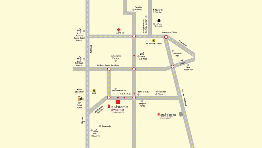 Location of Ashiana Dwarka - Image 419999