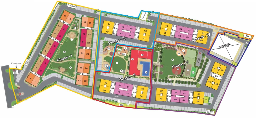 Master Plan of Ashiana Dwarka in Pal Road, Jodhpur - Image 420000