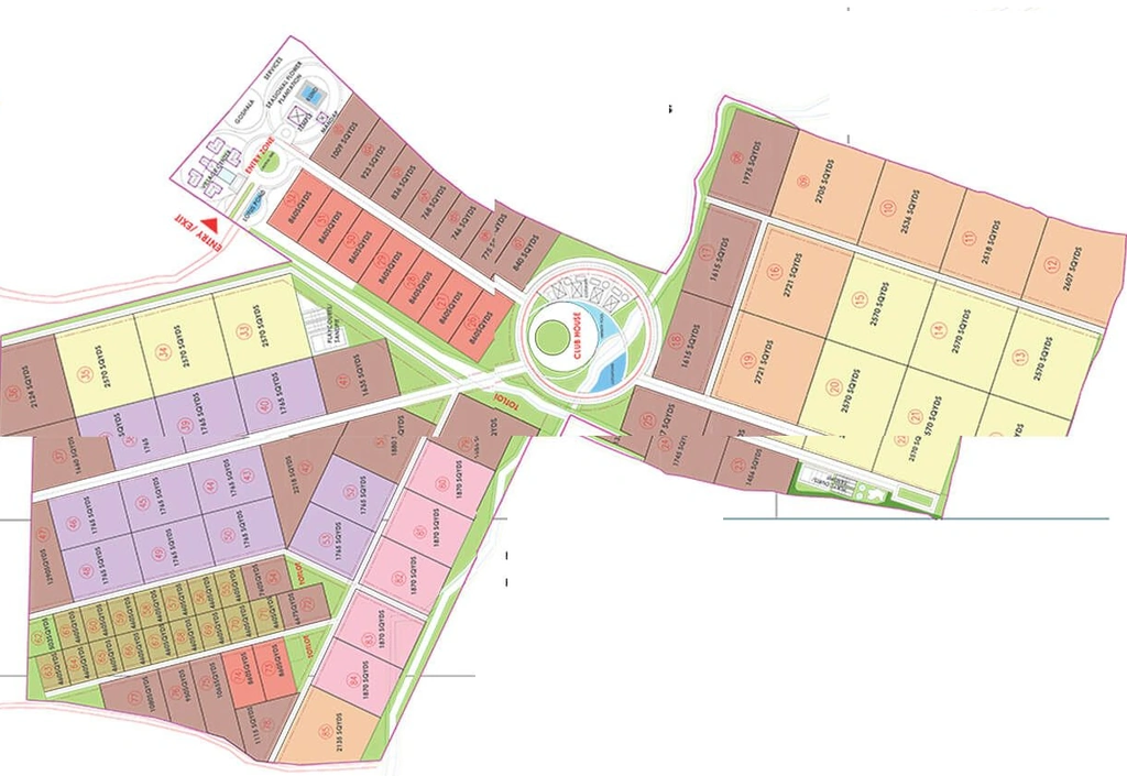 Master Plan of Ridge Kshetra in Shankarpally, Hyderabad - Image 419628