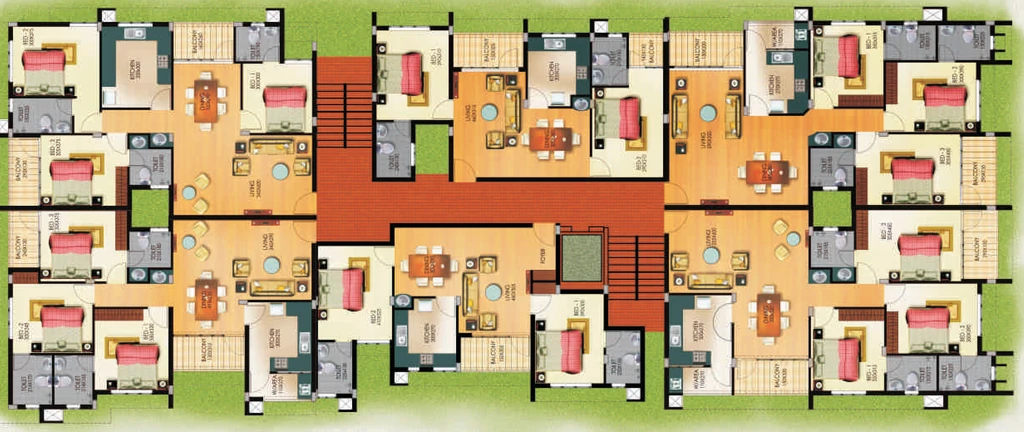 Floor Plan of Keratech Nandanam in Sreekariyam, Thiruvananthapuram - Image 419679