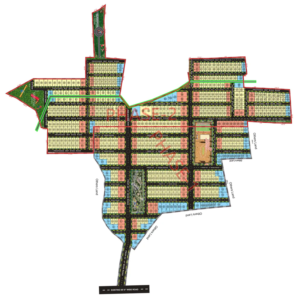 Master Plan of J Group Sahasra in Shankarpally, Hyderabad - Image 419715