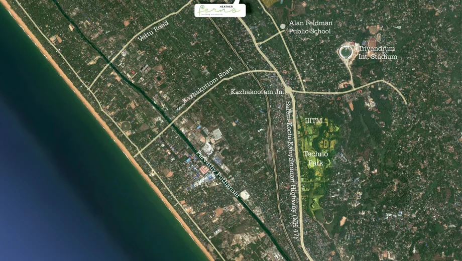 Location of Heather Ferns in Kazhakootam, Thiruvananthapuram - Image 419773