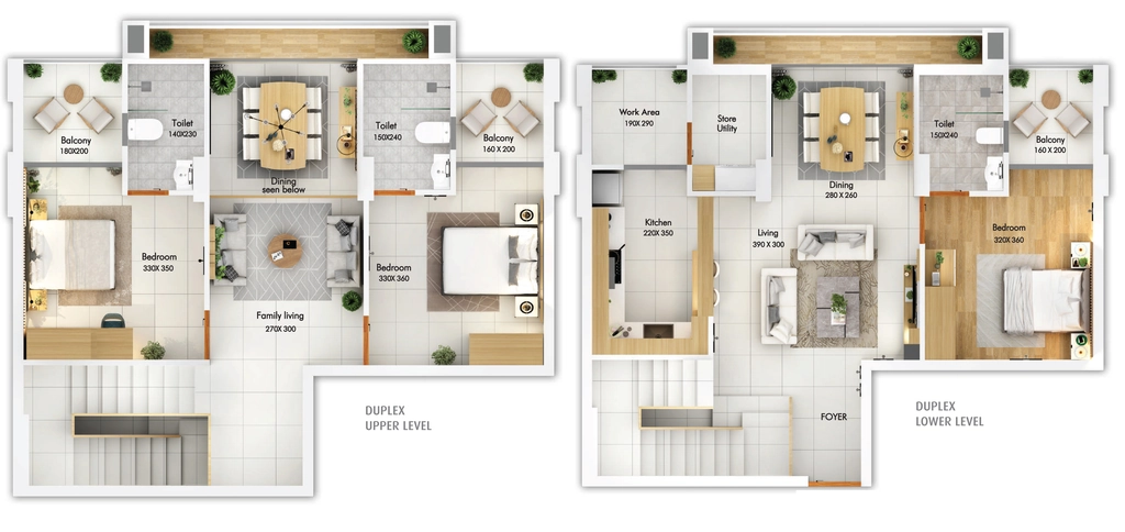 3 BHK Duplex in Robinson Impact Milestone Apartments in Kazhakootam, Thiruvananthapuram - Image 925168