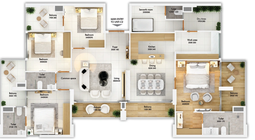4 BHK Flat in Robinson Impact Milestone Apartments in Kazhakootam, Thiruvananthapuram - Image 925169