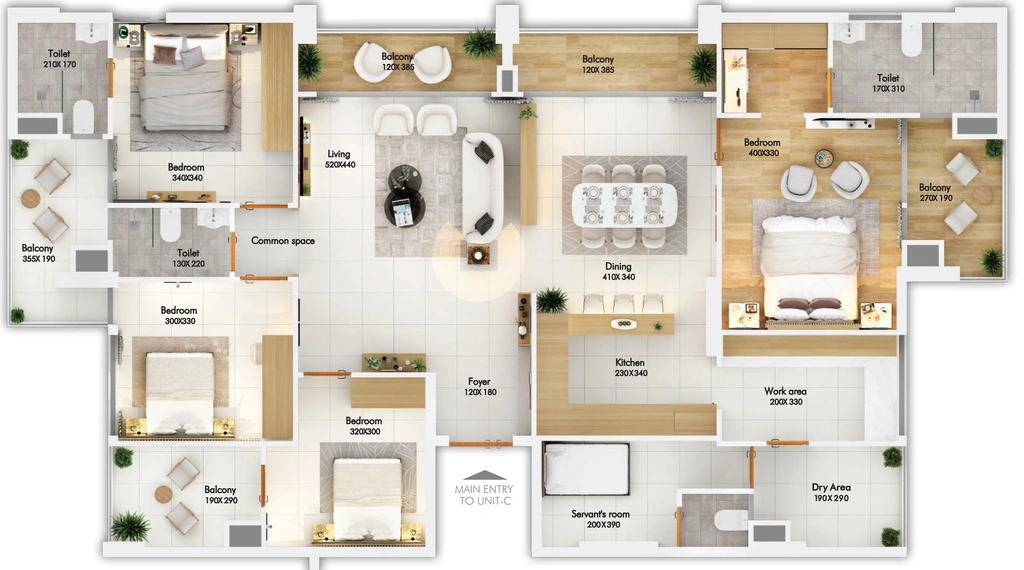 4 BHK Flat in Robinson Impact Milestone Apartments in Kazhakootam, Thiruvananthapuram - Image 925170
