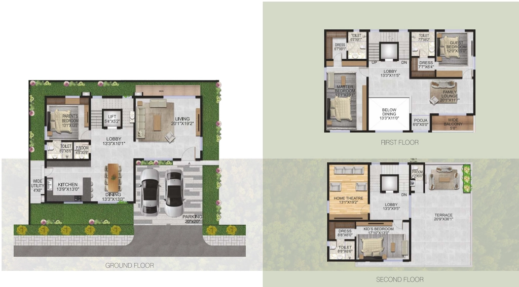 4 BHK House/Villa in Signature Natures Edge in Tukkuguda, Hyderabad - Image 925165