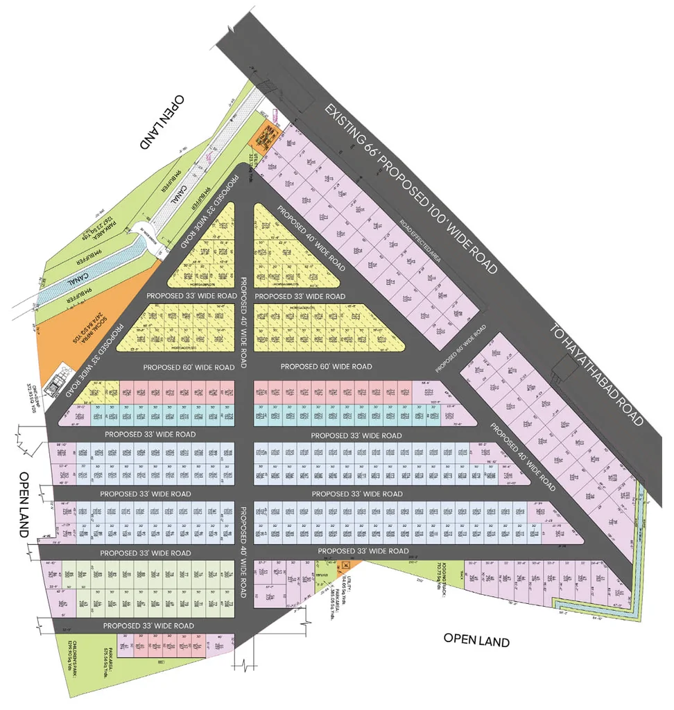 Master Plan of Chinmayya Collaborate County in Shamshabad, Hyderabad - Image 419787