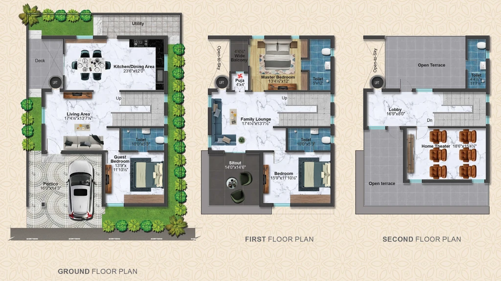 3 BHK House/Villa in Tripura Landmark 5 in Bowrampet, Hyderabad - Image 925203