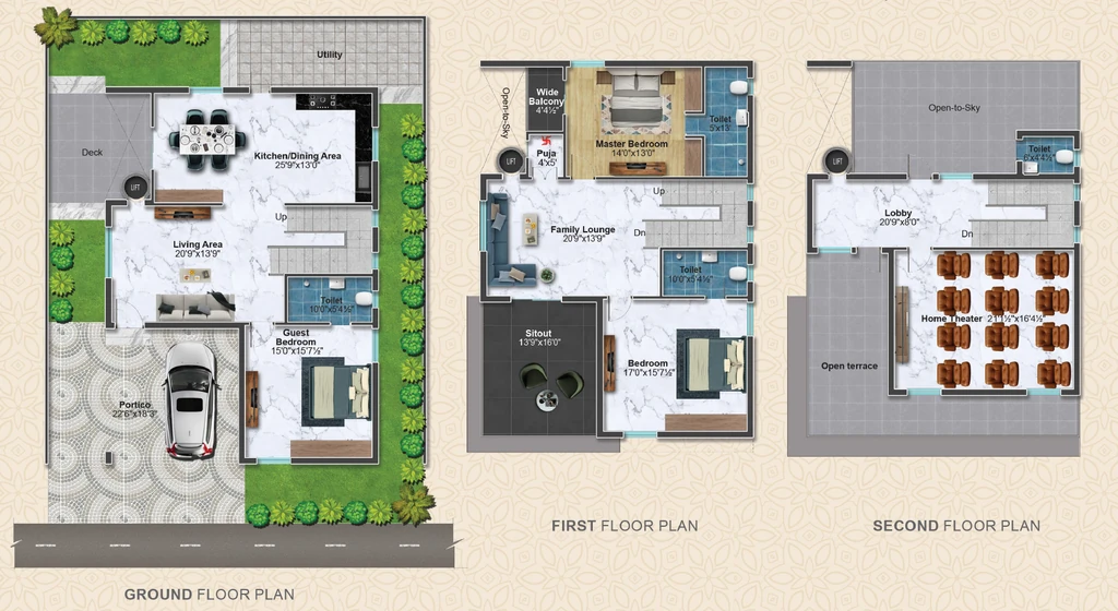 3 BHK House/Villa in Tripura Landmark 5 in Bowrampet, Hyderabad - Image 925205