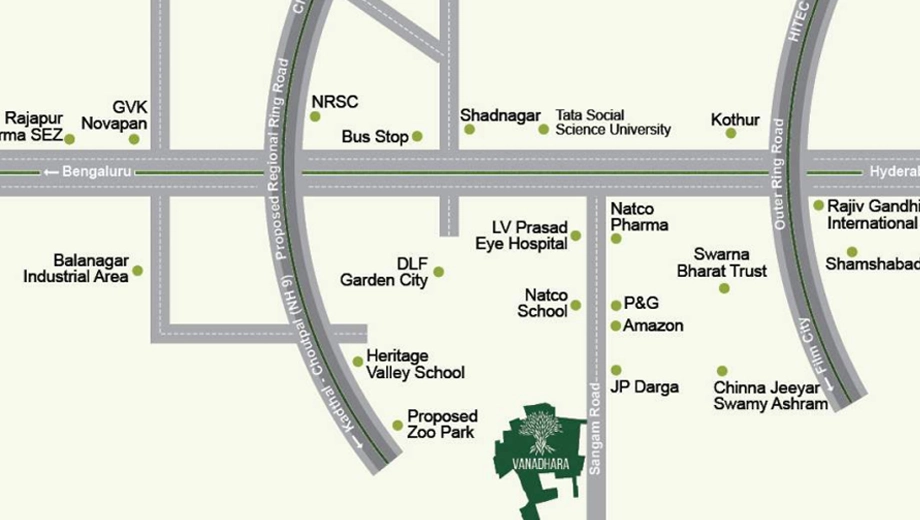 Location of Ithika Vanadhara in Shadnagar, Hyderabad - Image 419863