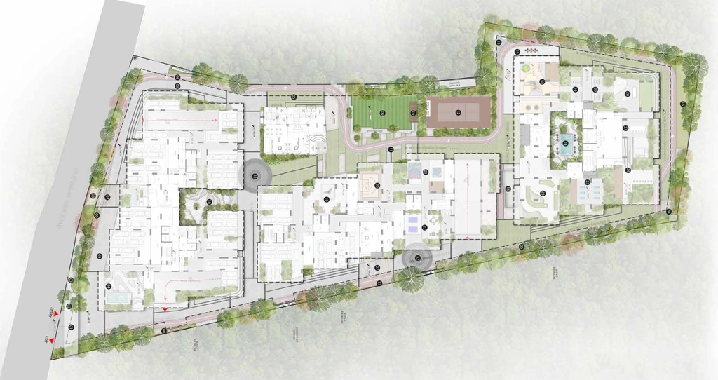 Master Plan of Ankura Breeze In The Courtyard in Mokila, Hyderabad - Image 419880