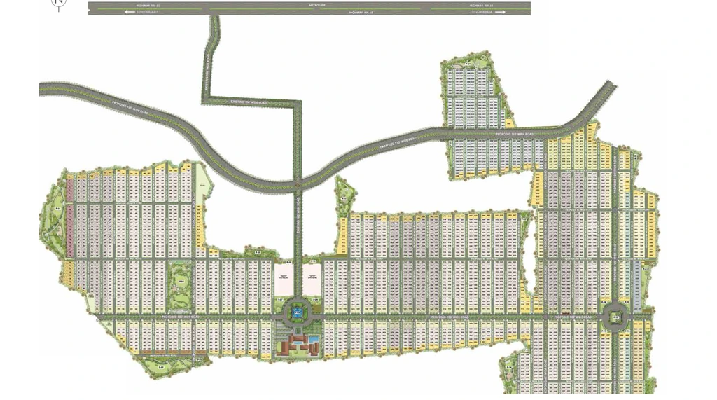 Master Plan of Epitome Integrated City in Choutuppal, Hyderabad - Image 419971