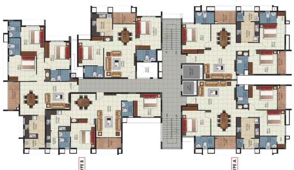 Floor Plan of Varma Dr Pais Heritage in Poojappura, Thiruvananthapuram - Image 420100