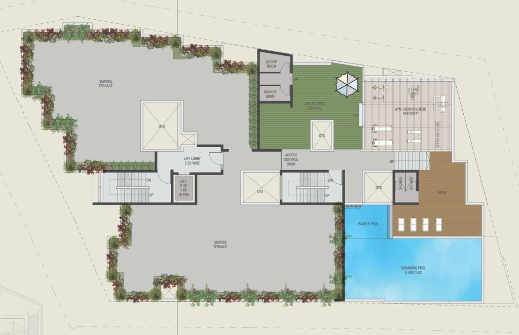 Master Plan of Heather Greenage in Kowdiar, Thiruvananthapuram - Image 420068