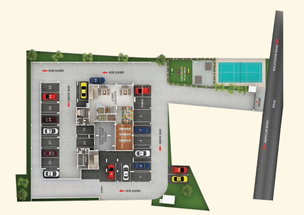 Master Plan of Arcon Cybercity in Kazhakootam, Thiruvananthapuram - Image 420091