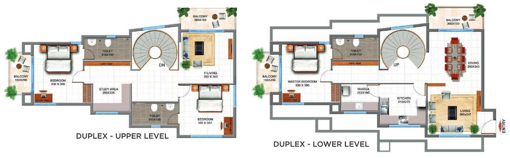 3 BHK Duplex in Arcon Exotica in Aakkulam, Thiruvananthapuram - Image 925301